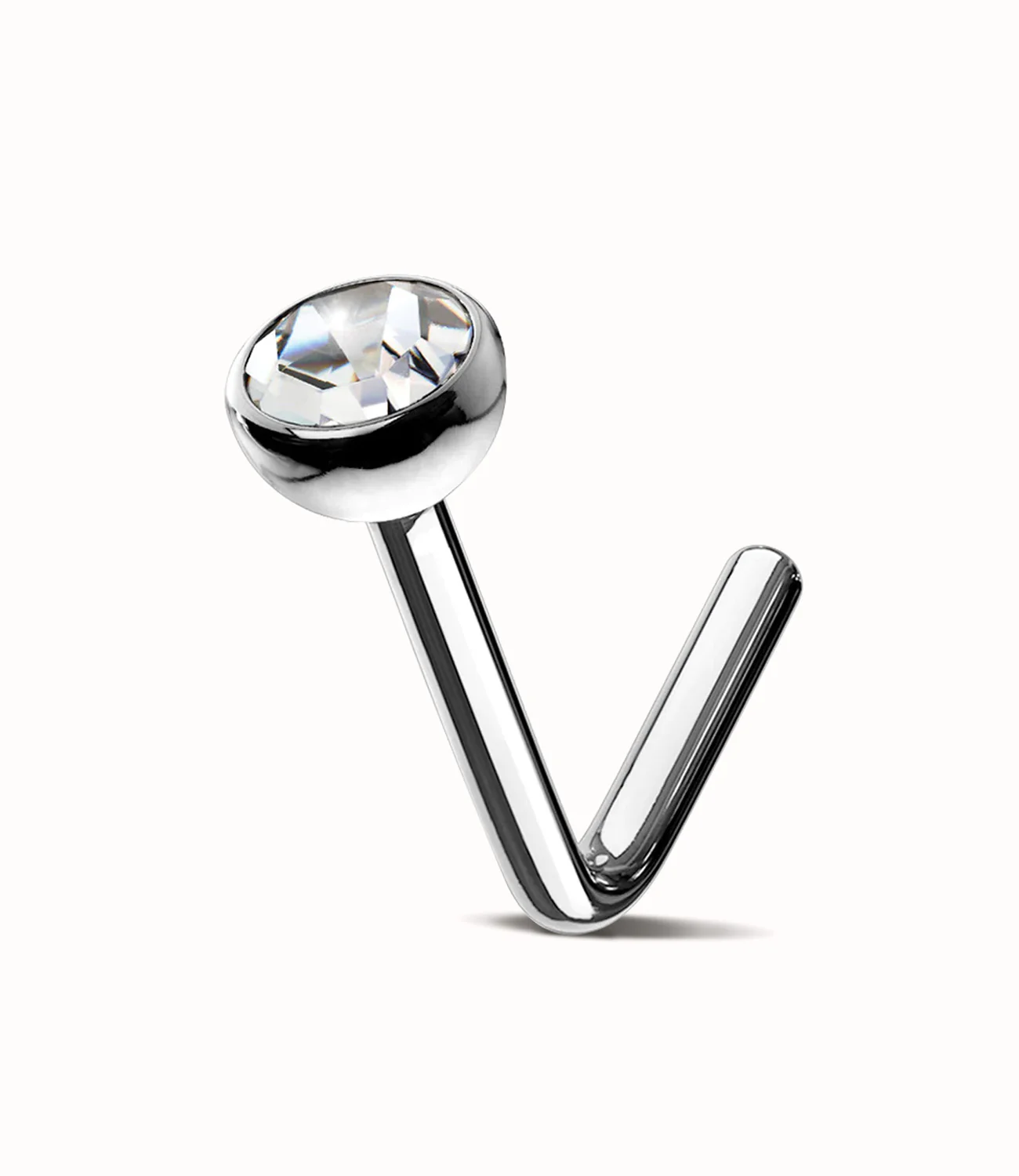 2MM 14kt Bezel Crystal L Bend - Image 2